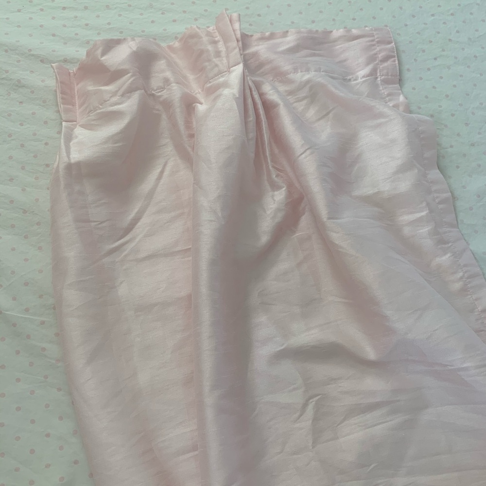 Shabby chic blush curtians